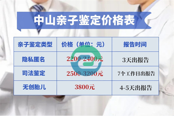 中山DNA親子鑒定中的收費會因哪些因素而不同？