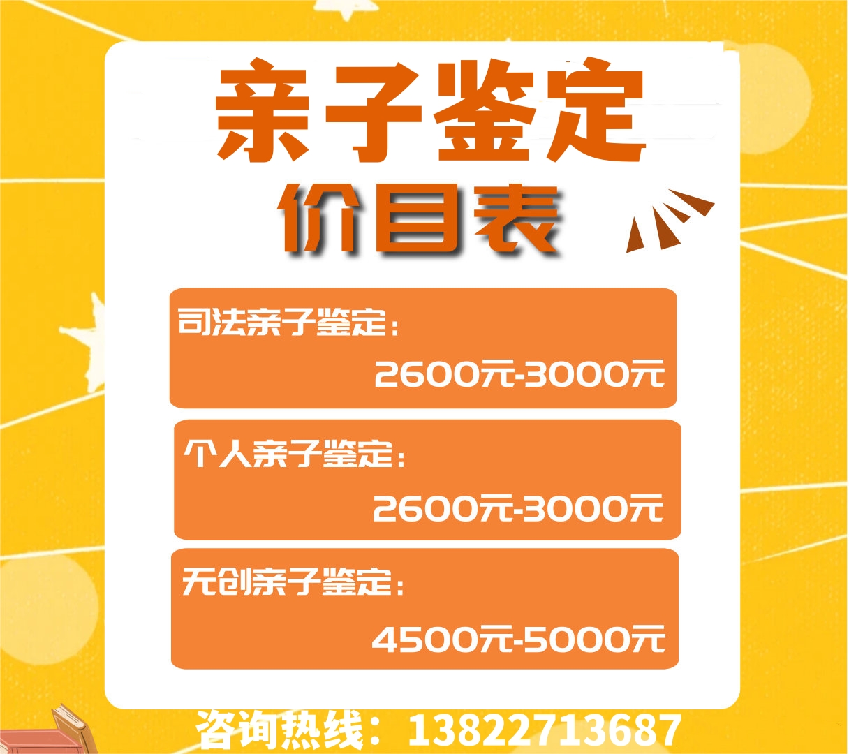 中山官方親子鑒定中心收費(fèi)標(biāo)準(zhǔn)是怎樣的？